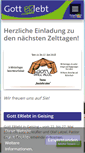 Mobile Screenshot of gott-erlebt.com