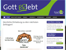 Tablet Screenshot of gott-erlebt.com